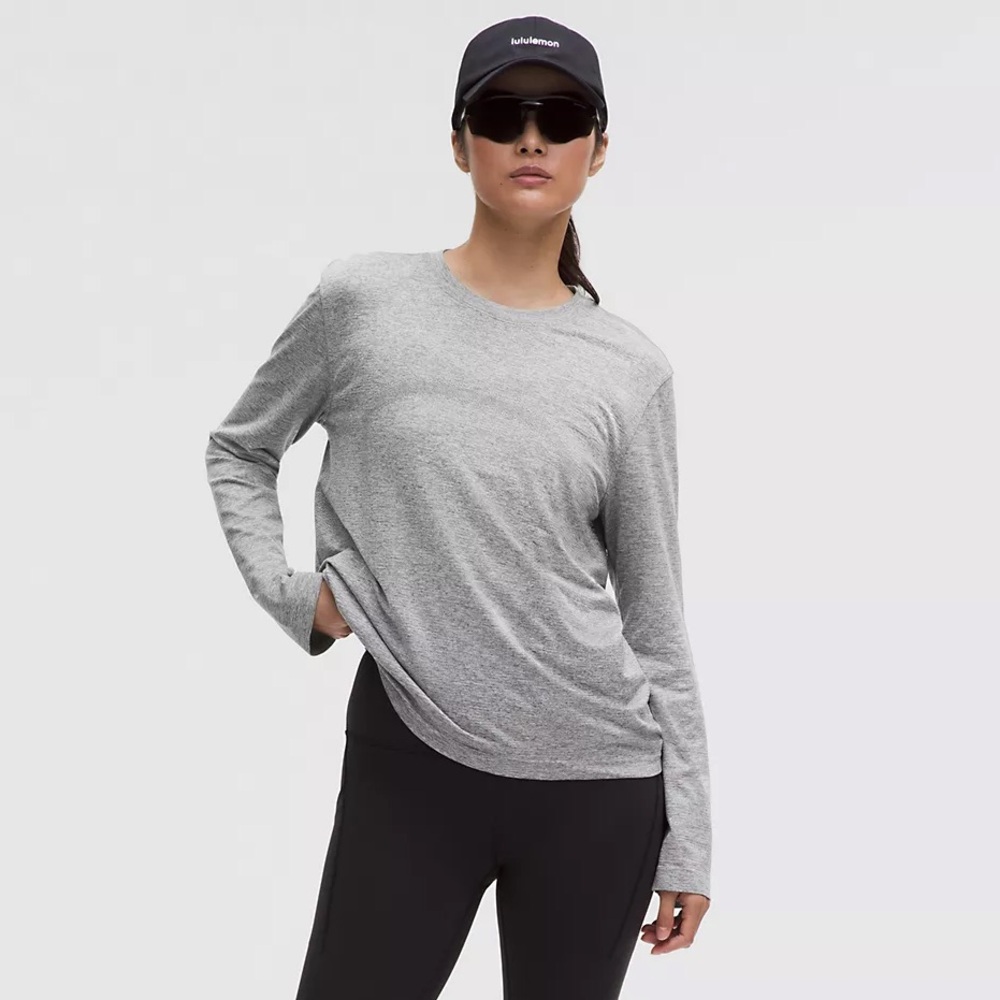 Lululemon relaxed long sleeve shirt hip length